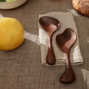 Os Salad Servers - Dark Brown
