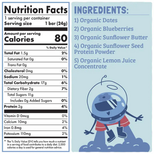 Kids Snack Bar - Blueberry Blast - Set of 6
