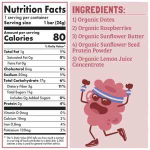 Kids Snack Bar - Raspberry Rush - Set of 6