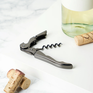 Warren™ Double Hinged Corkscrew - Black Gunmetal Plated