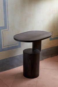 Insert Side Table - Black Stained